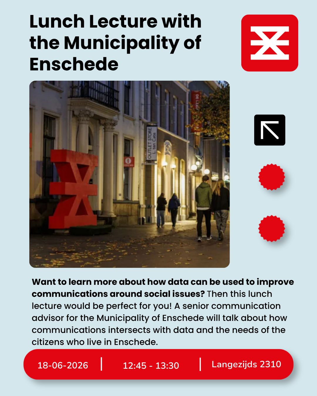 Municipality Enschede Lunch lecture